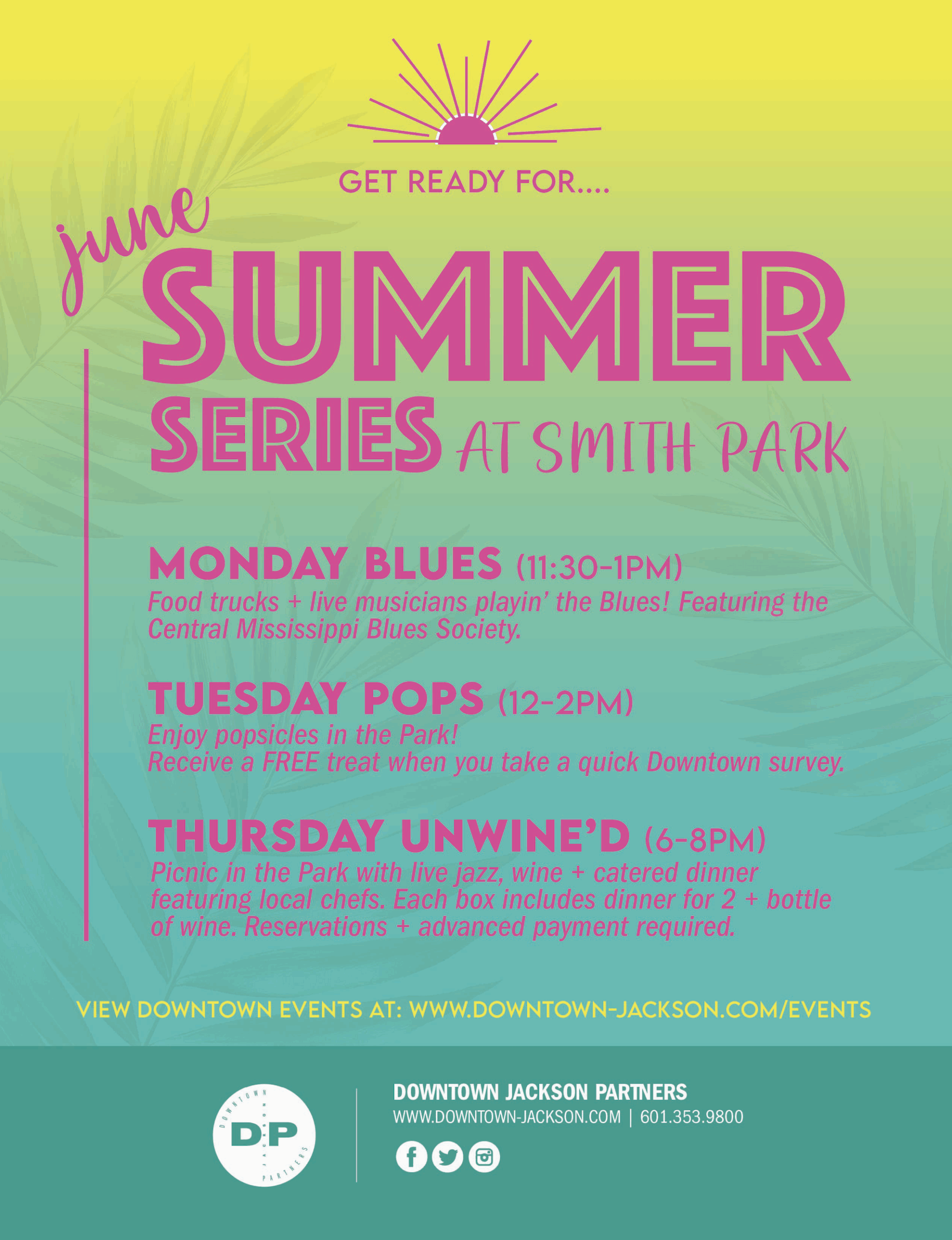 JUNE: Summer Series at Smith Park!